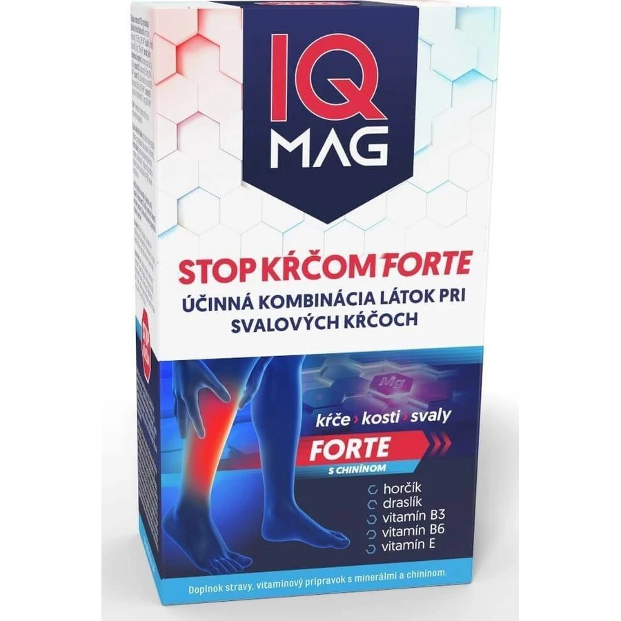 IQ MAG STOP Cramps FORTE 1×60 шт, дієтична добавка IQ MAG STOP Cramps FORTE, дієтична добавка: ціни та характеристики