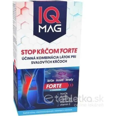 IQ MAG STOP Cramps FORTE 1×60 шт, дієтична добавка IQ MAG STOP Cramps FORTE, дієтична добавка: ціни та характеристики