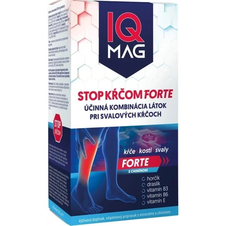IQ MAG STOP Cramps FORTE 1×60 шт, дієтична добавка IQ MAG STOP Cramps FORTE, дієтична добавка: ціни та характеристики