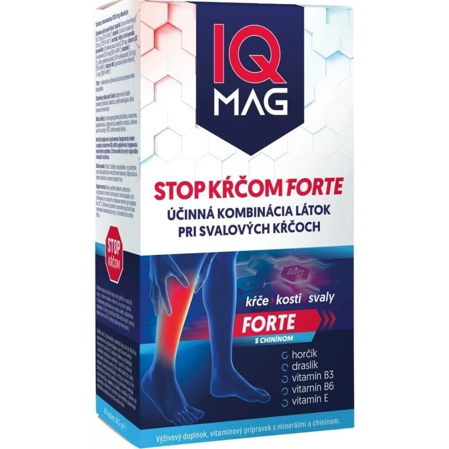 IQ MAG STOP Cramps FORTE 1×60 шт, дієтична добавка IQ MAG STOP Cramps FORTE, дієтична добавка: ціни та характеристики
