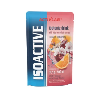Activlab Isoactive, концентрат изотонического напитка, цветок гранатового вина, 20 пакетиков