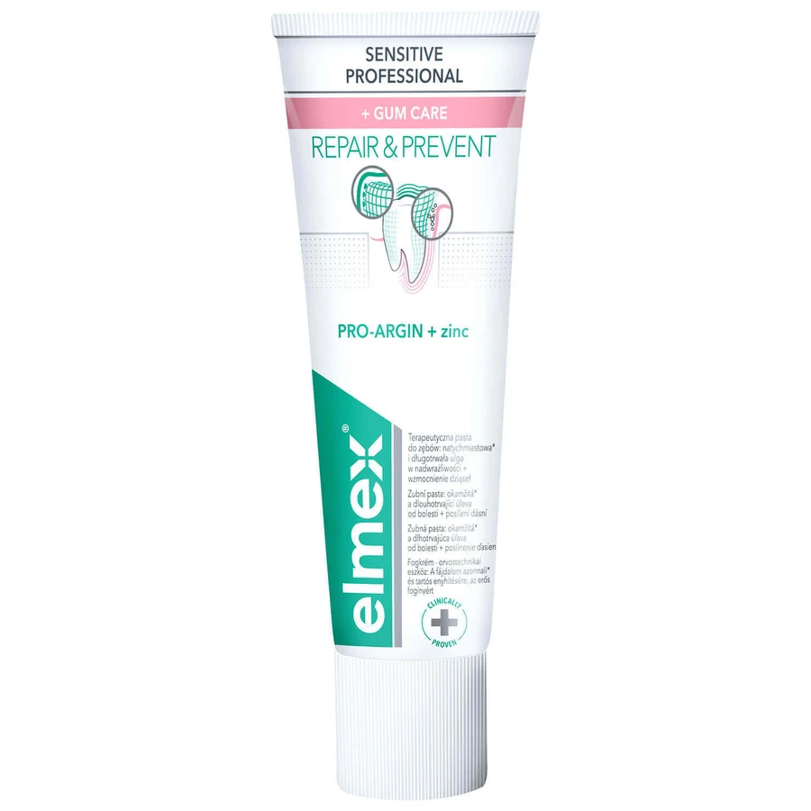 Elmex Sensitive Professional Repair & Prevent, зубная паста, 75 мл: цены и характеристики