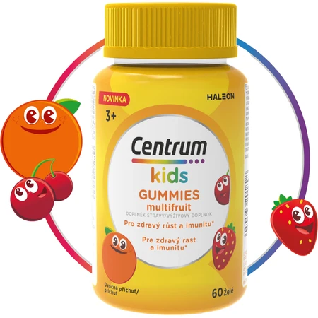 Centrum Kids Gummies полівітамінні для дітей мультифруктове желе 60 шт: ціни та характеристики