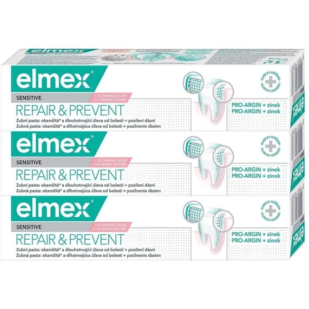 Elmex Sensitive Professional Repair & Prevent зубная паста 3 x 75 мл: цены и характеристики