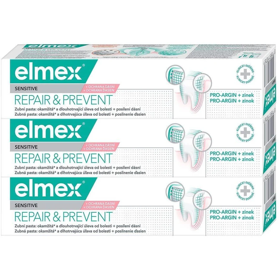 Elmex Sensitive Professional Repair & Prevent зубная паста 3 x 75 мл: цены и характеристики