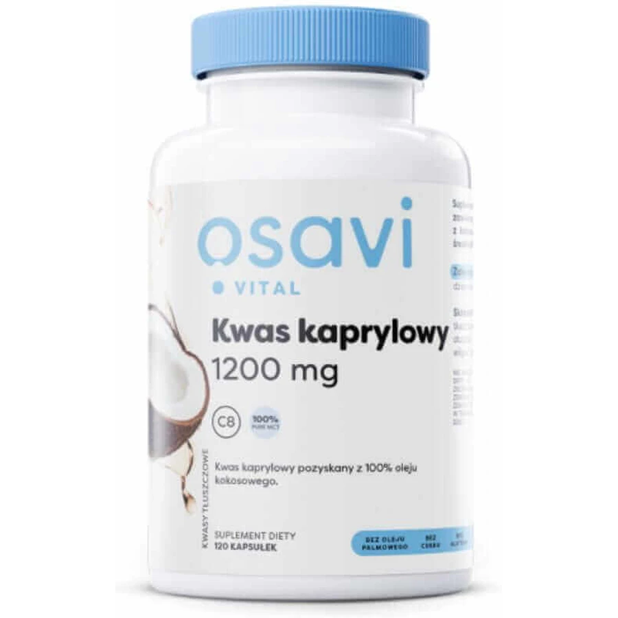 Osavi Каприловая кислота 1200 мг (120 капсул): цены и характеристики