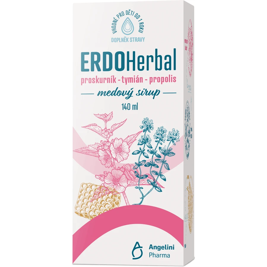 ERDOHerbal Медовий сироп 140 мл: ціни та характеристики