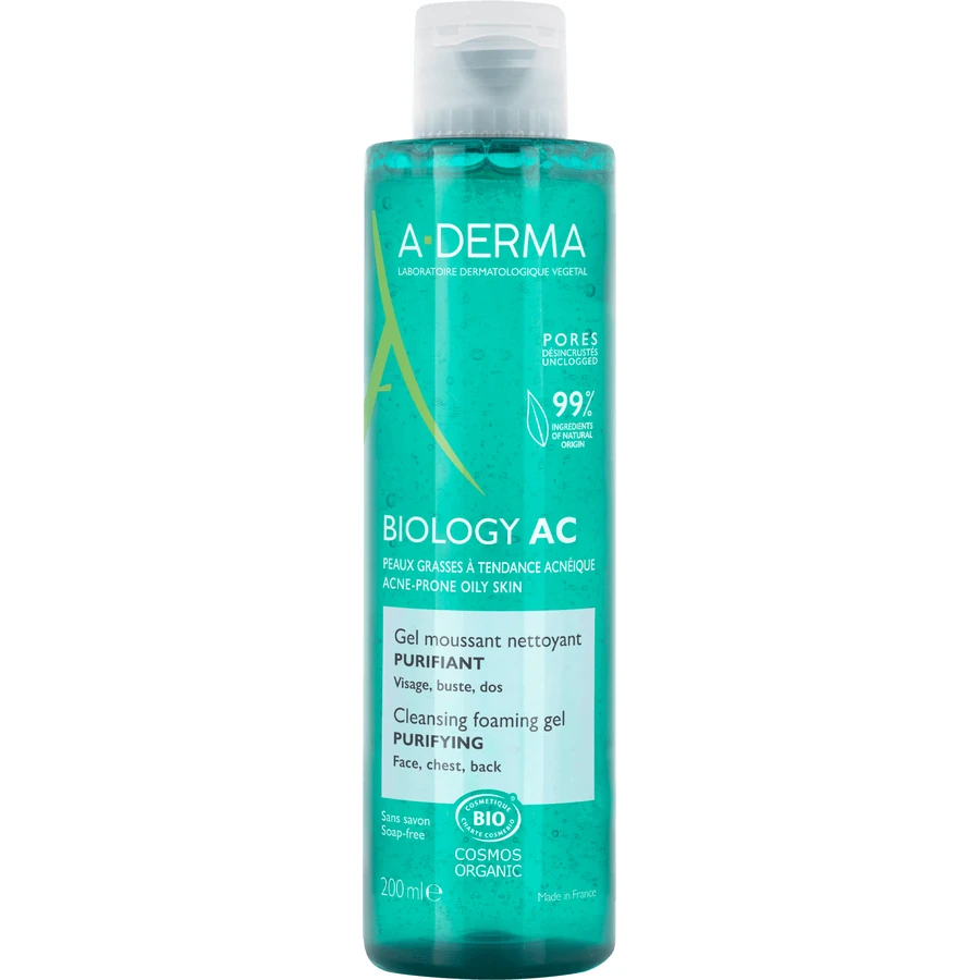 A-Derma Пенящийся очищающий гель для кожи, склонной к акне 200 мл: цены и характеристики