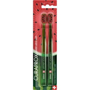 Curaprox CS 5460 ультрамягкая зубная щетка Melon edition 2 шт.