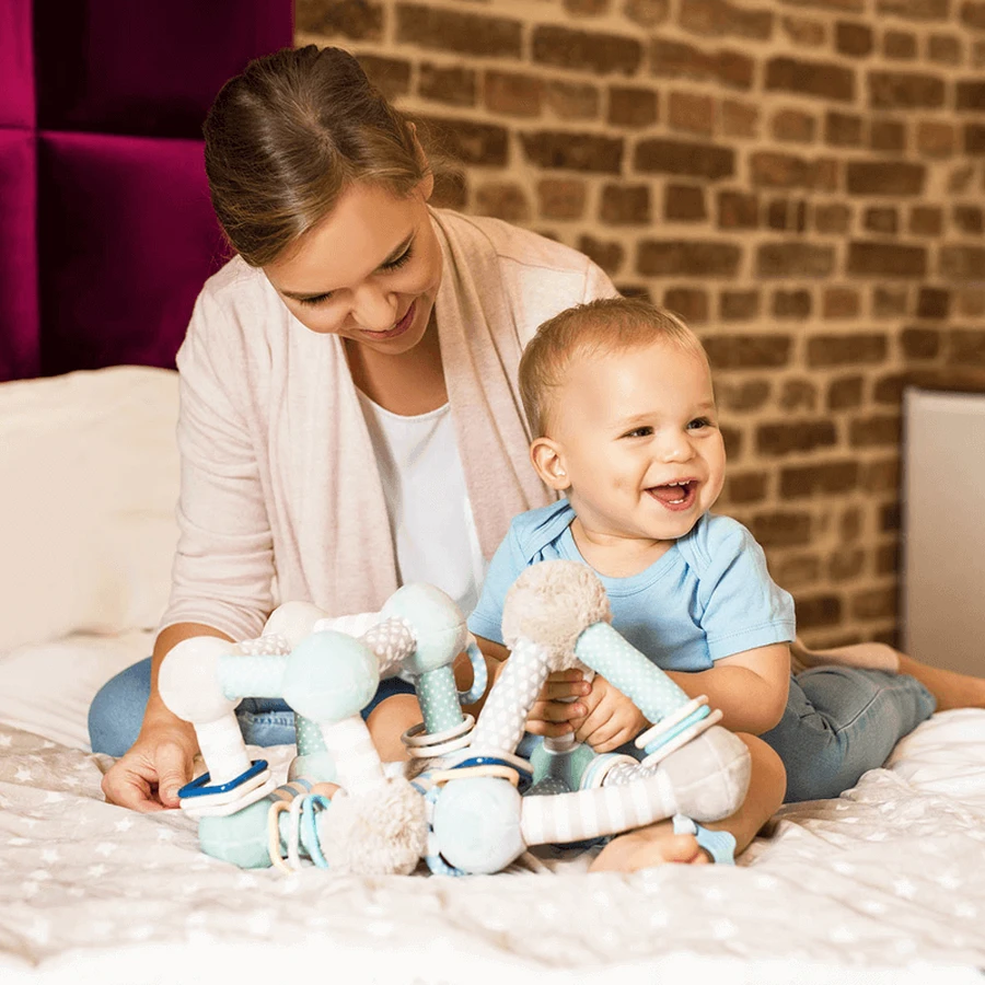 BabyOno Tiny Yoga, розвиваюча іграшка, пірамідка, рожева, від народження, 1 шт.: ціни та характеристики