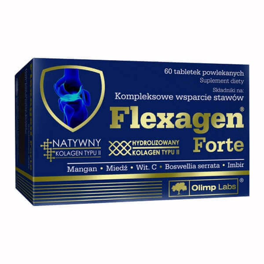 Olimp Flexagen Forte, 60 таблеток, вкритих плівковою оболонкою: ціни та характеристики