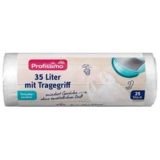 Пакети для сміття Profissimo з ручками, 35 л, 25 шт.