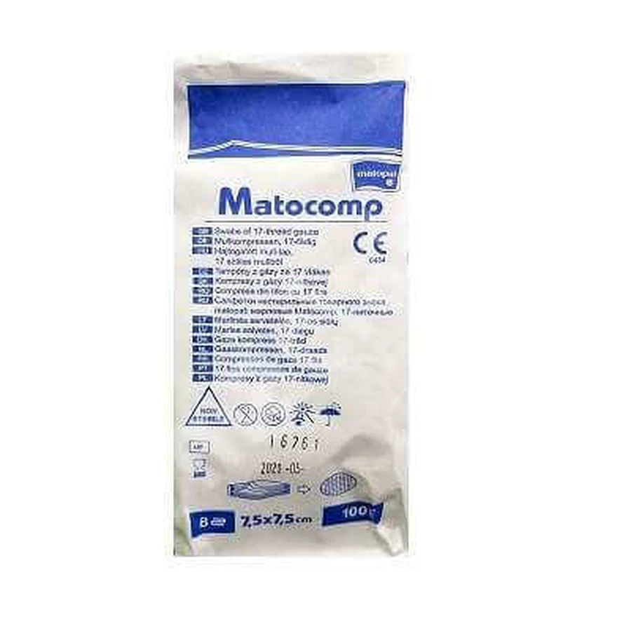 Серветки Matocomp гау-гау, 7,5 см х 7,5 см, 100 штук, Matopat: ціни та характеристики