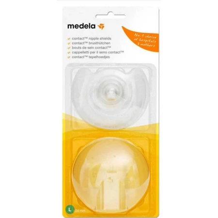 Накладки на соски Medela, силиконовые, размер L: цены и характеристики