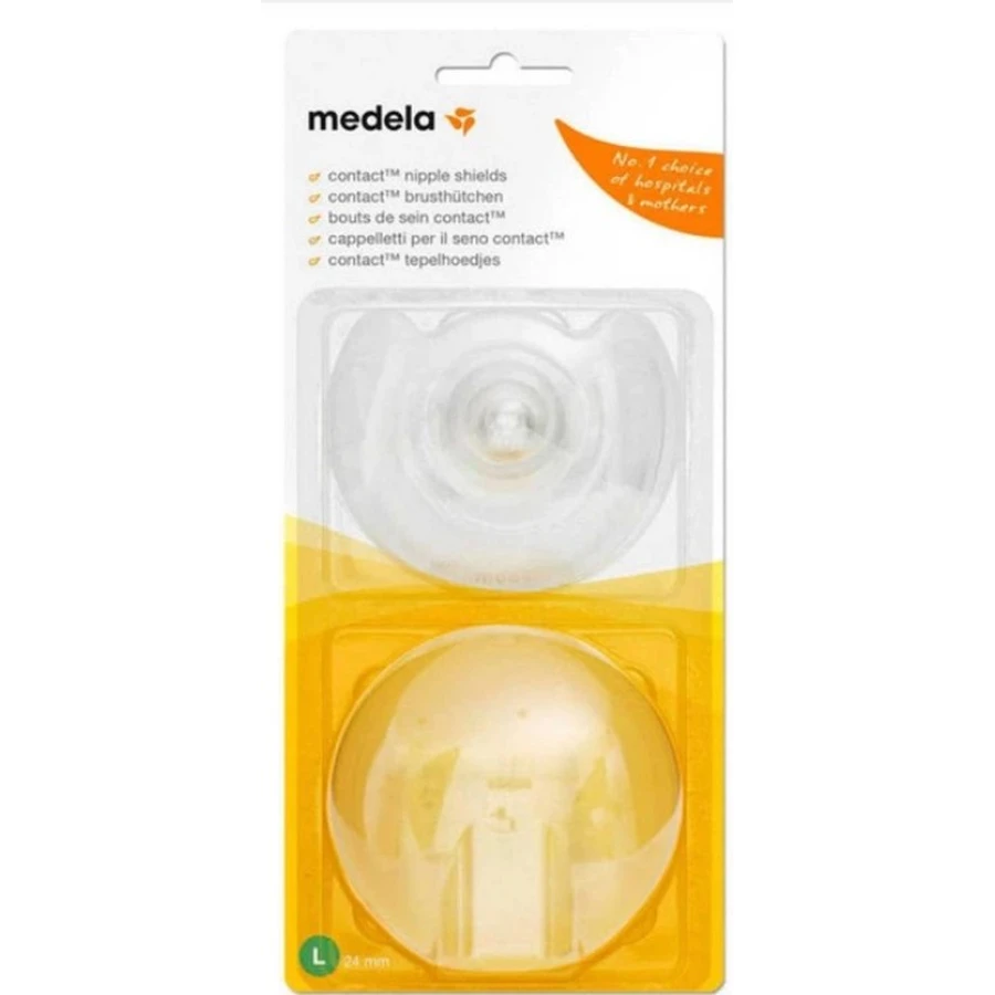 Накладки на соски Medela, силиконовые, размер L: цены и характеристики