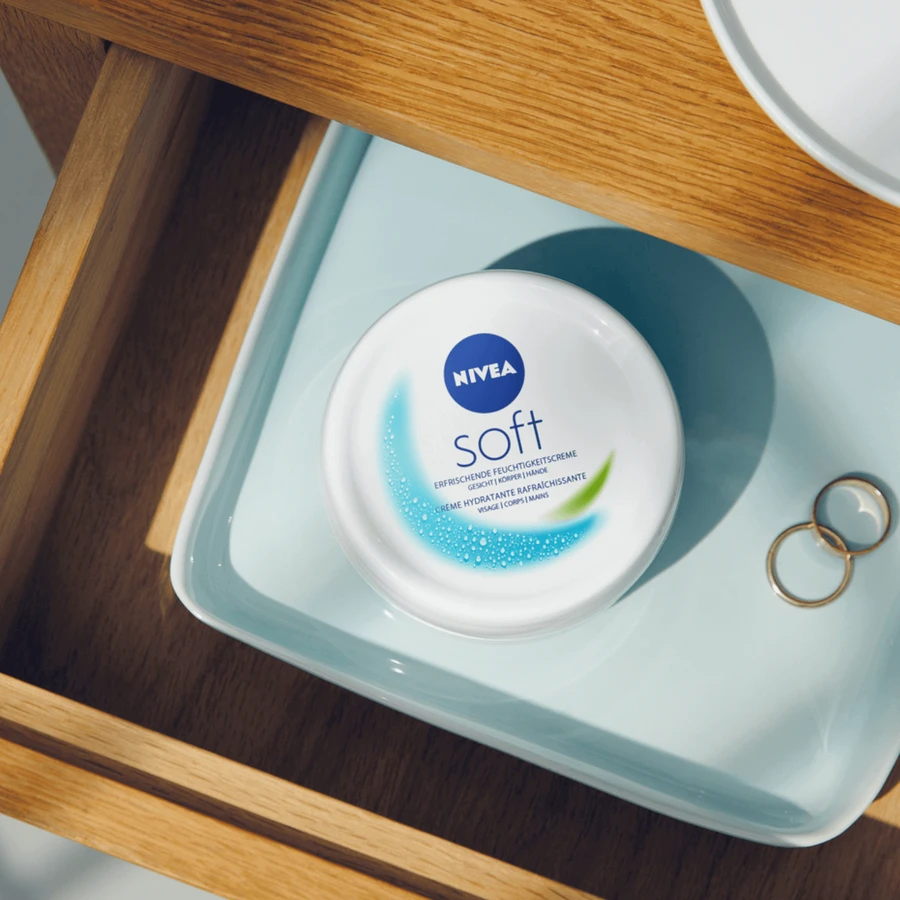 Nivea Feel Soft, интенсивно увлажняющий крем для лица, тела и рук, 100 мл + Original Care, 48-часовой антиперспирант, 50 мл + Creme Soft, гель для душа, 250 мл: цены и характеристики
