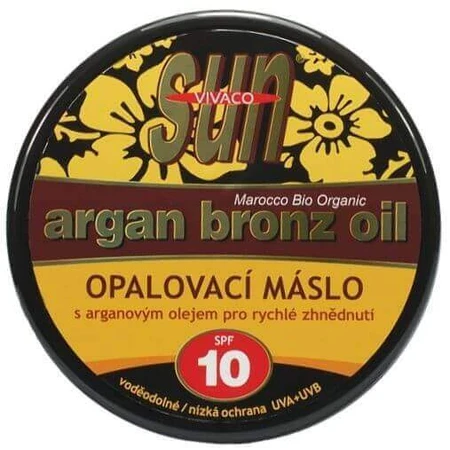 Vivaco Масло для загара с аргановым маслом для быстрого подрумянивания SPF10 200 мл: цены и характеристики