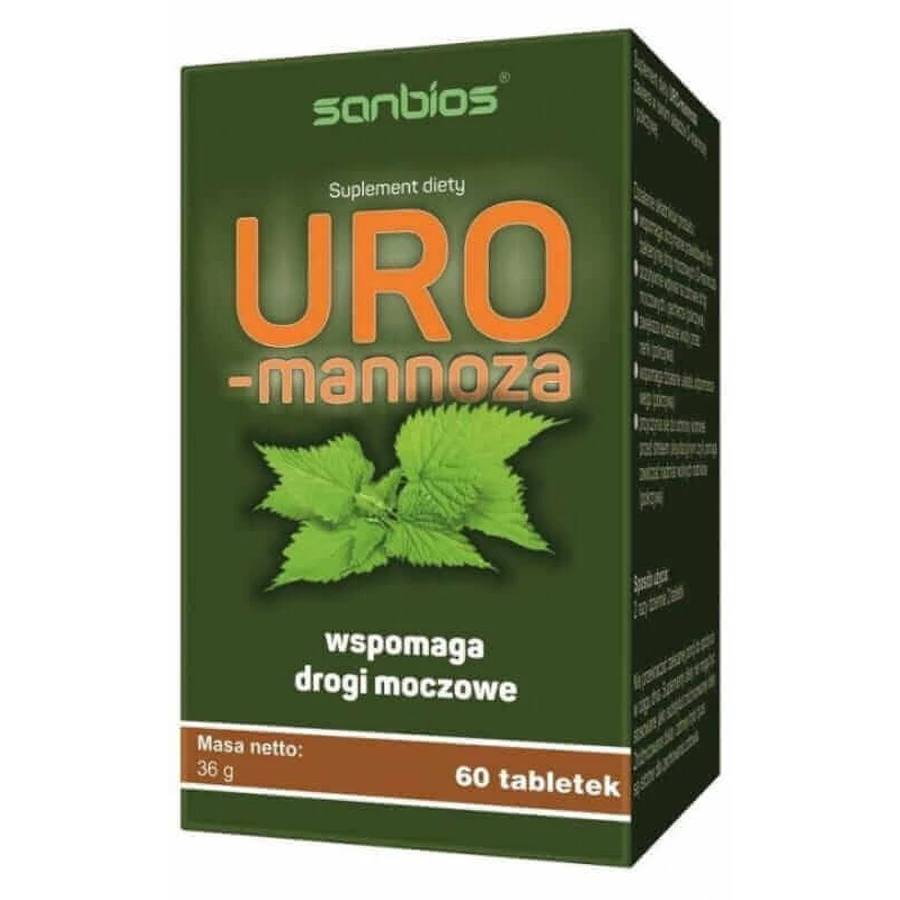 Уро-маноза 60 таблеток SANBIOS: ціни та характеристики