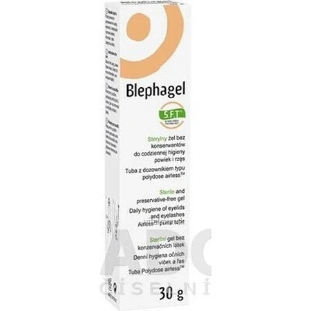 BLEPHAGEL Стерильный гель для гигиены век и ресниц 1×30 г, гипоаллергенный: цены и характеристики