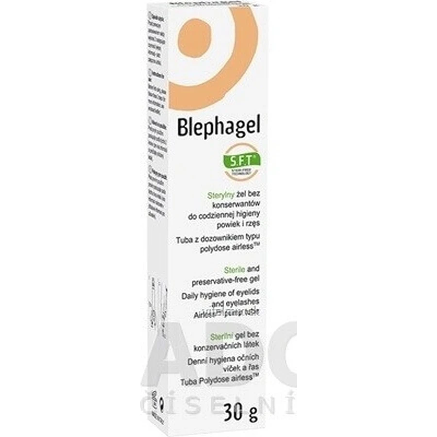 BLEPHAGEL Стерильный гель для гигиены век и ресниц 1×30 г, гипоаллергенный: цены и характеристики