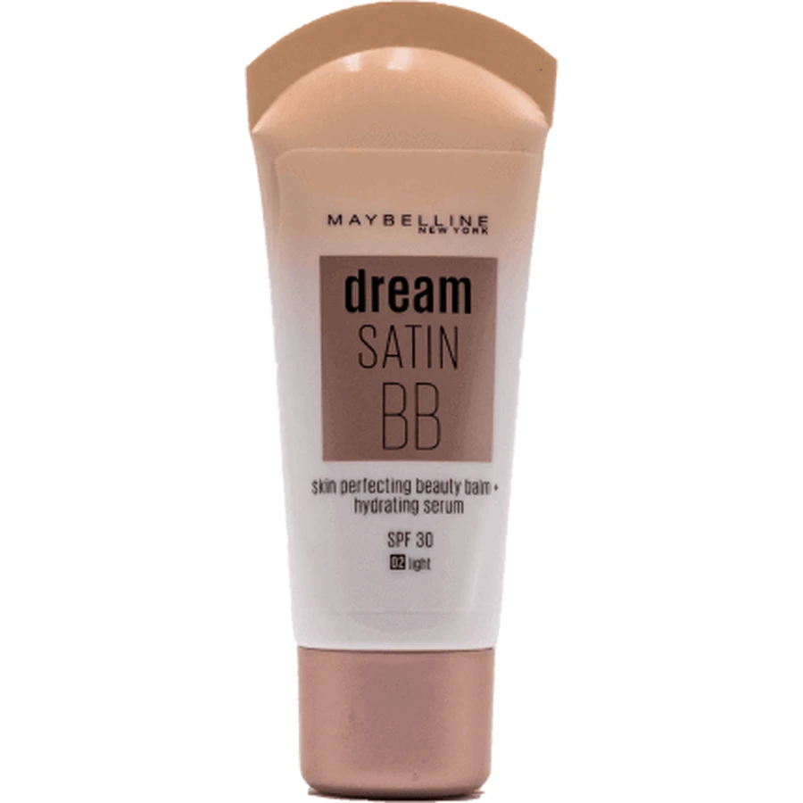 Maybelline New York Dream Dream Satin Cream BB 02 Light, 30 мл: ціни та характеристики