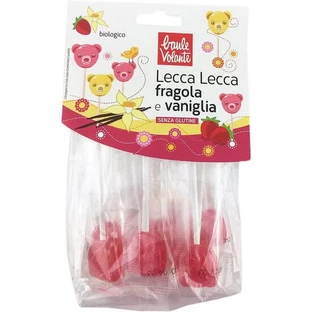 Леденцы Lollypops со вкусом клубники и ванили, 8 штук, Baule Volante