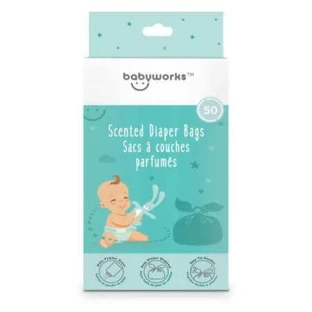 Ароматизовані пакетики для підгузків, 50 штук, Baby Works