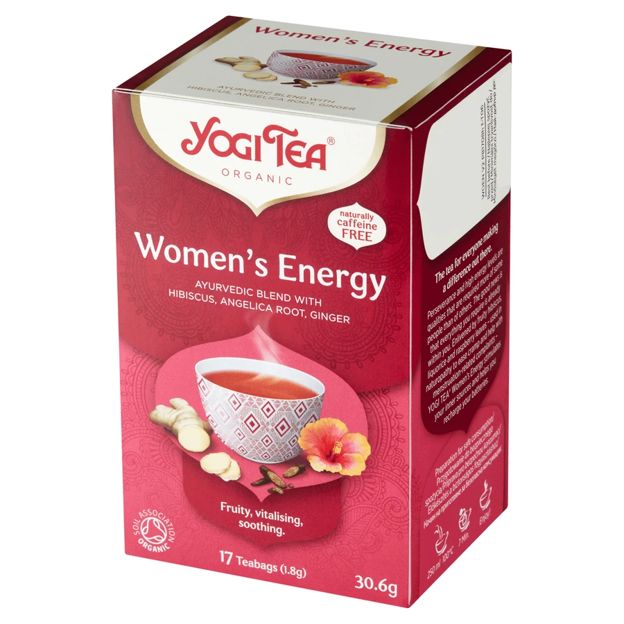 Yogi Tea Women's Energy, енергетичний чай для жінок, БІО, 1,8 г х 17 пакетиків: ціни та характеристики