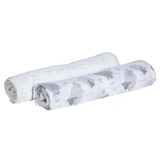 Муслиновая простыня Bear & Grey Sheep, + 0 месяцев, 2 штуки, Chicco