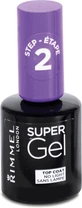 Rimmel London Super Gel Top Coat Nail Lacquer, 12 мл