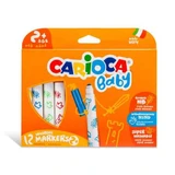 Carioca Набор из 12 цветных мелков Малыш, +2 года, Carioca
