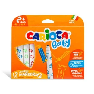 Carioca Набор из 12 цветных мелков Малыш, +2 года, Carioca