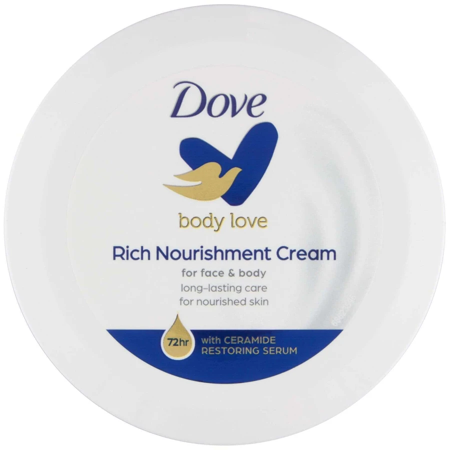 Dove Body Love богатый питательный крем для лица и тела 150 мл: цены и характеристики