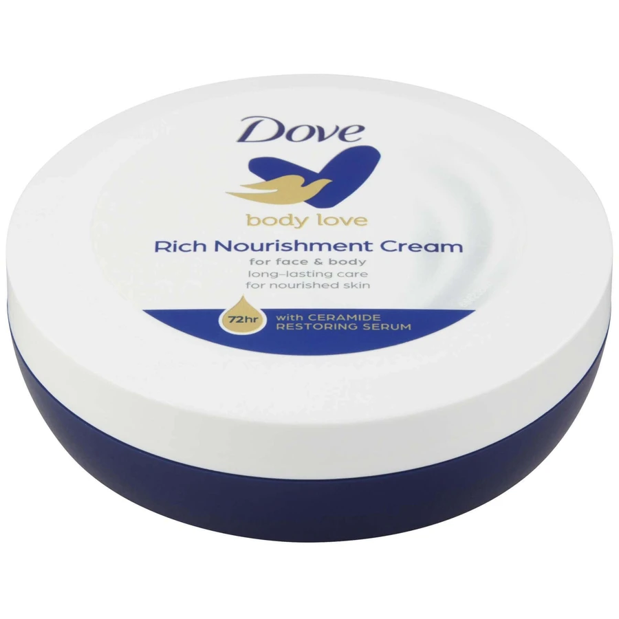 Dove Body Love богатый питательный крем для лица и тела 150 мл: цены и характеристики