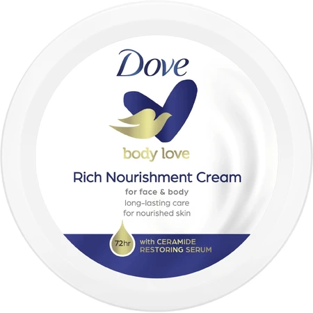 Dove Body Love богатый питательный крем для лица и тела 150 мл: цены и характеристики