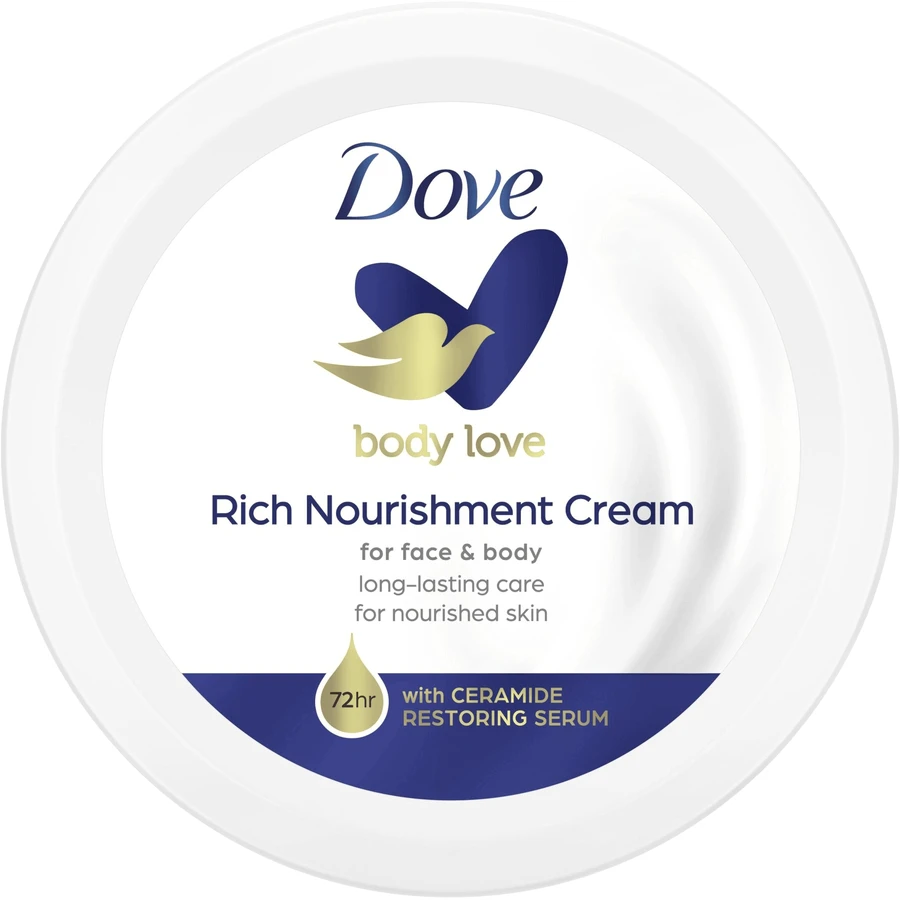 Dove Body Love богатый питательный крем для лица и тела 150 мл: цены и характеристики