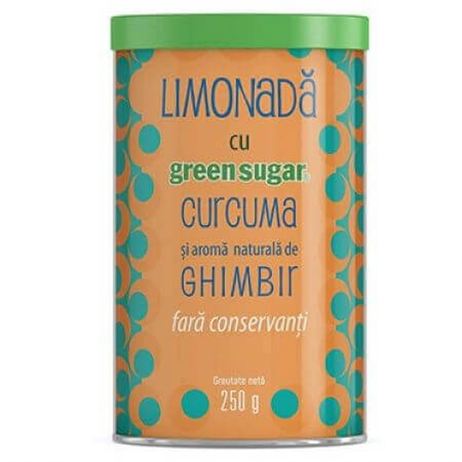 Лимонад со вкусом куркумы и имбиря Green Sugar, 250 г, Remedia Laboratories: цены и характеристики