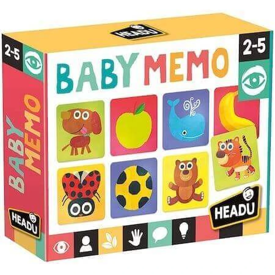 Гра на пам'ять Baby Memo, +2 роки, Headu: ціни та характеристики