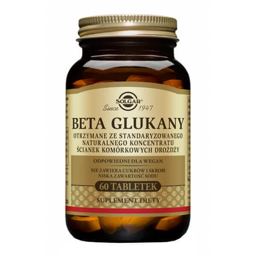 Solgar Beta 13 Glucans 60 таблеток: ціни та характеристики
