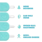 Очищувач Frida Baby 3-in-1 Nose, Nail + Ear Picker для носа, нігтів та вух: ціни та характеристики