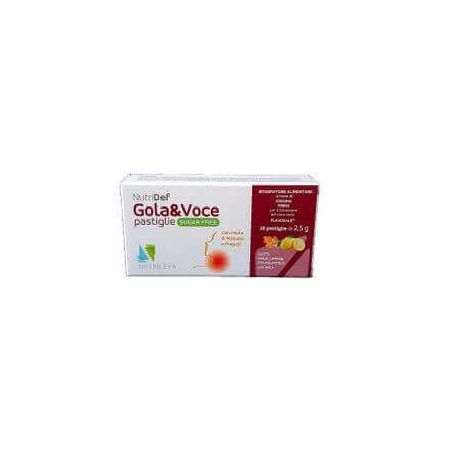 Жевательные капли с медом манука и лимоном без сахара Gola & Voce Nutridef, Nutrileya: цены и характеристики