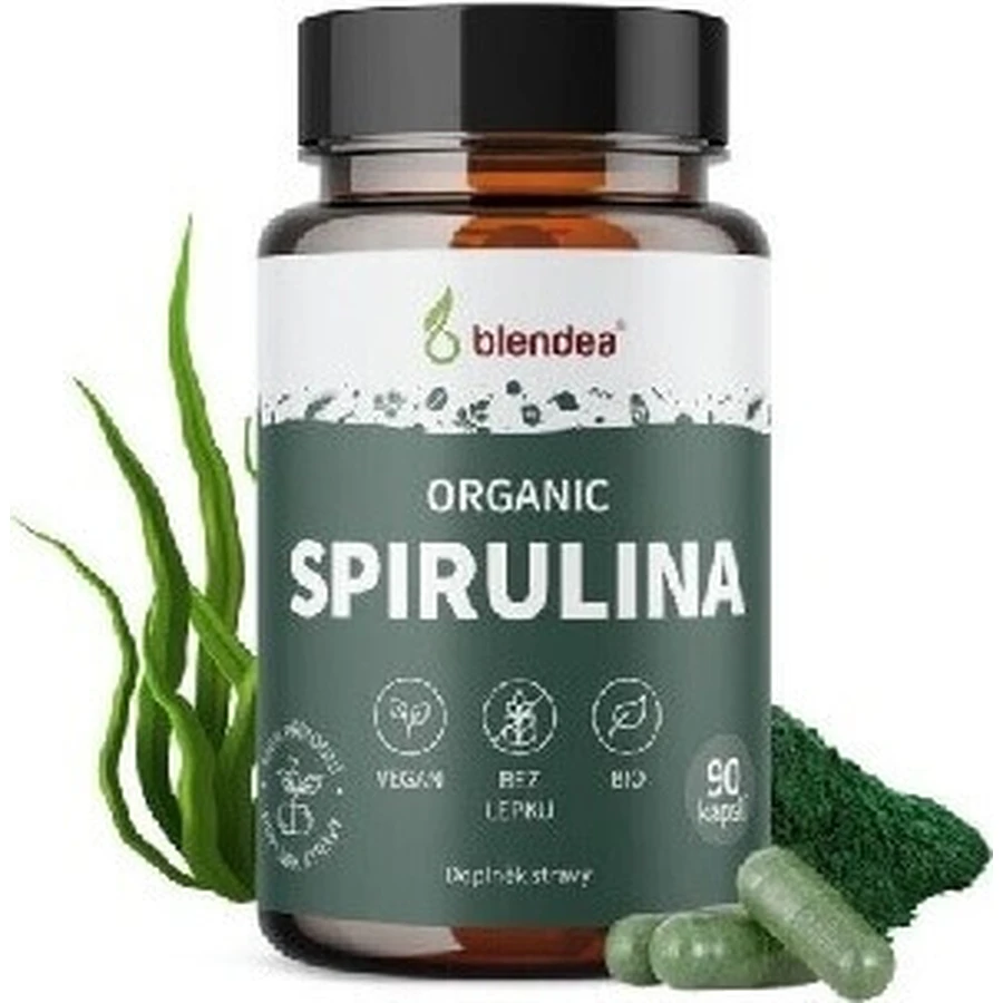 BLENDEA BIO SPIRULINA 1×90 cps, дієтична добавка: ціни та характеристики