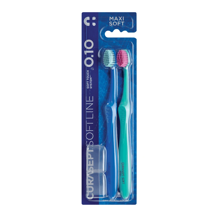 Curasept Maxi Soft 010 Duopack, зубна щітка для зубів, 2 шт.: ціни та характеристики