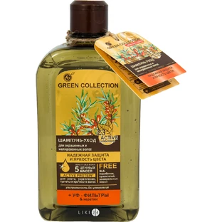 Шампунь Green Collection Надежная защита и яркость цвета, 500 мл