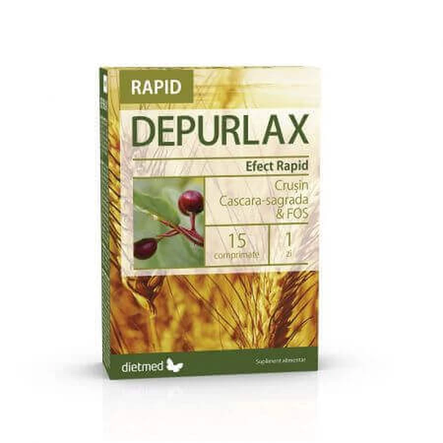 Депурлакс Рапид, 15 таблеток, Dietmed: цены и характеристики