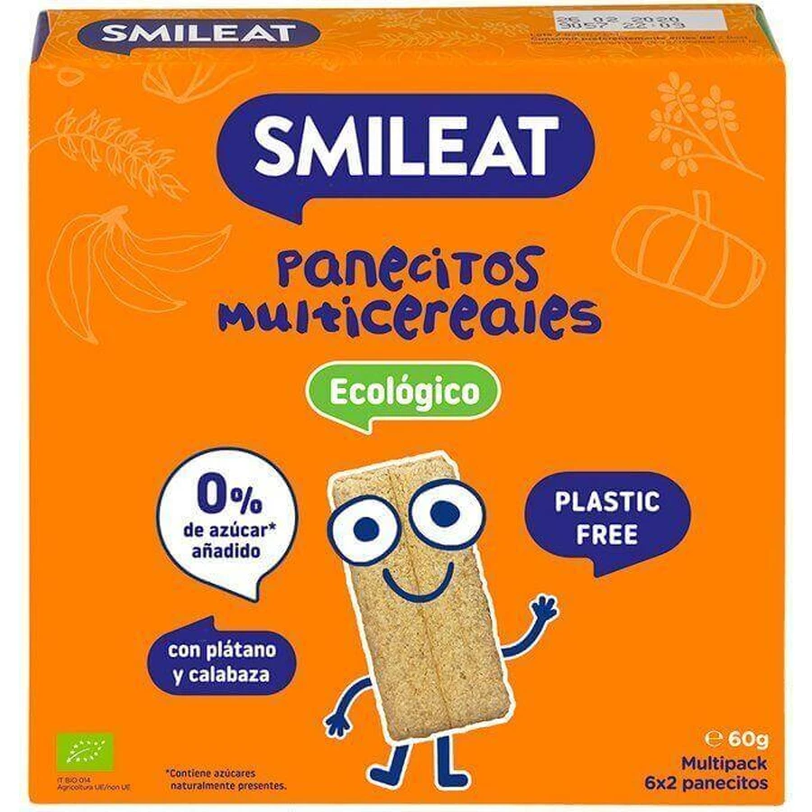 Smileat Органічні мультизлакові крекери 60 г: ціни та характеристики