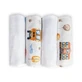 Набор из 4 подгузников, 75x90 см, разные дизайны, Tuxi Brands