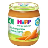 Овощное пюре Hipp Bio Молодая морковь и картофель, после 4 месяцев 125 г