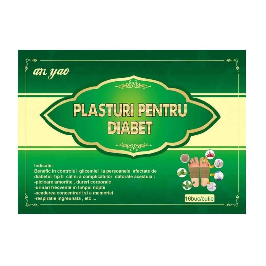 Пластирі від діабету, 7 х 10 см х 16 шт, Naturalia Diet: ціни та характеристики