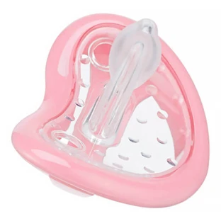 Curaprox, Пустушка для немовлят, рожева, розмір 0, 1 шт.